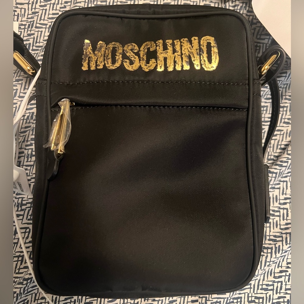 Moschino Couture Messenger Nylon Bag
